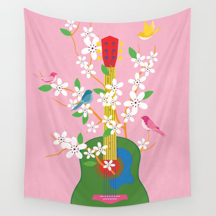 Melody in Bloom 3 Wall Tapestry Gallery Image 4