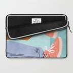 Pull Up Those Pretty Socks! | Optimism Hustle Positivity | Good Vibes Luck Pop Art Laptop Sleeve Gallery Image 2