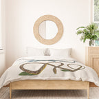Albertus Seba Snakes And Lizards Blue Duvet Cover Gallery Image 3