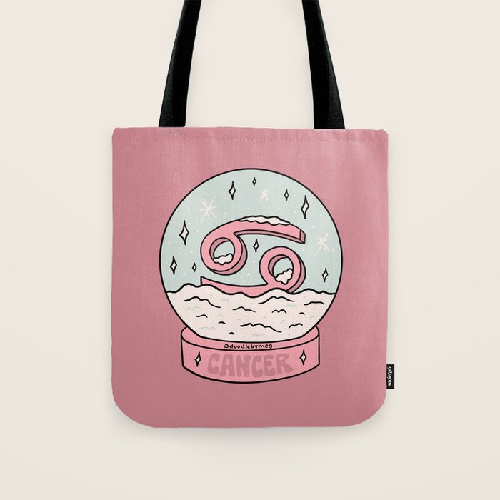 Cancer Snow Globe Tote Bag Gallery Image 1