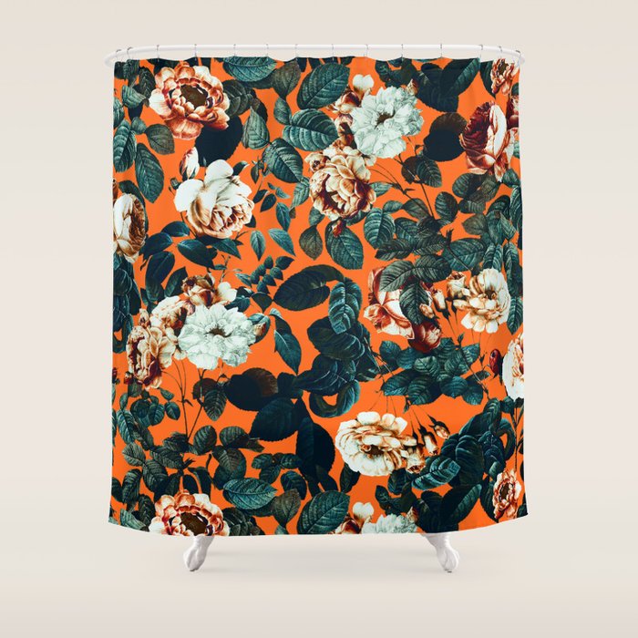 Vintage Garden VII Shower Curtain Gallery Image 1