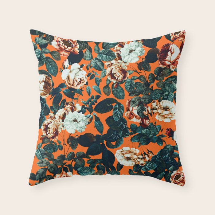 Vintage Garden VII Throw Pillow Gallery Image 6