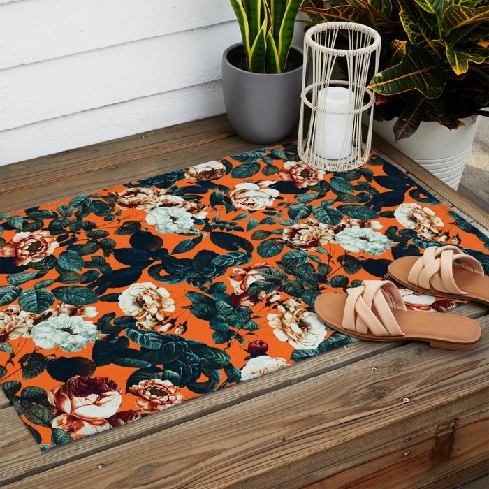 Vintage Garden VII Outdoor Rug Gallery Image 2