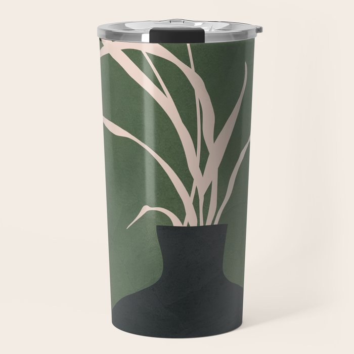 Minimal Abstract Vase Art I Travel Mug Gallery Image 1