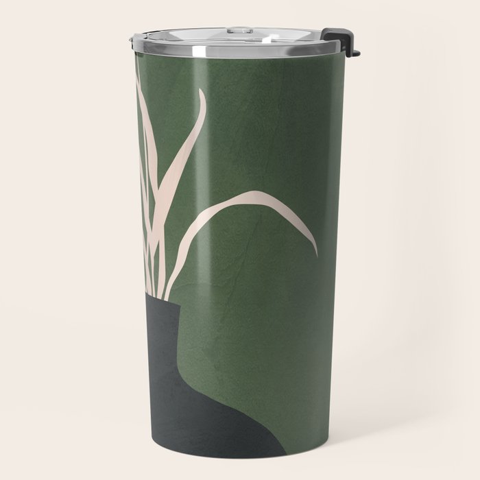 Minimal Abstract Vase Art I Travel Mug Gallery Image 2