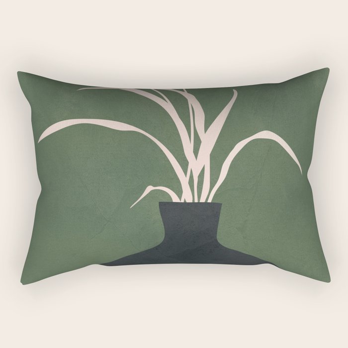 Minimal Abstract Vase Art I Rectangular Pillow Gallery Image 2