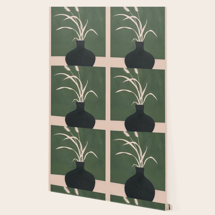 Minimal Abstract Vase Art I Wallpaper Gallery Image 2