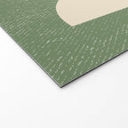 Half Circle 3 - Green Texture Welcome Mat Gallery Image 2