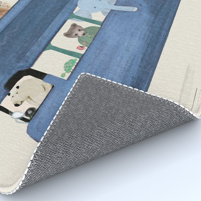 the big blue bus Rug Gallery Image 4