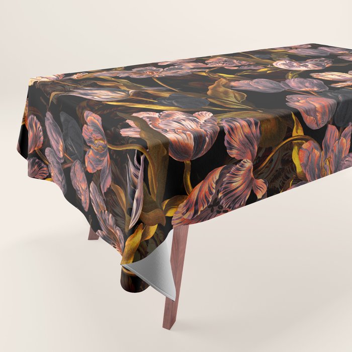 Magic Tulips Pattern II Tablecloth Gallery Image 1