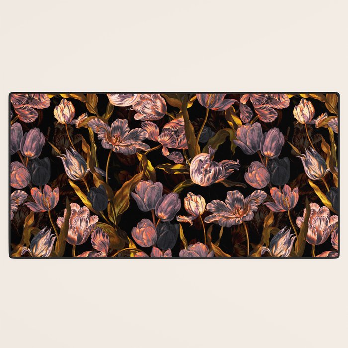 Magic Tulips Pattern II Desk Mat Gallery Image 3