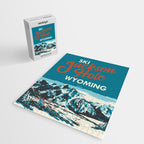 Ski Jackson Hole Wyoming Vintage Ski Poster Jigsaw Puzzle Gallery Image 2