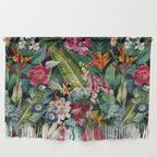 Chintzy Florals - Night Wall Hanging Gallery Image 1