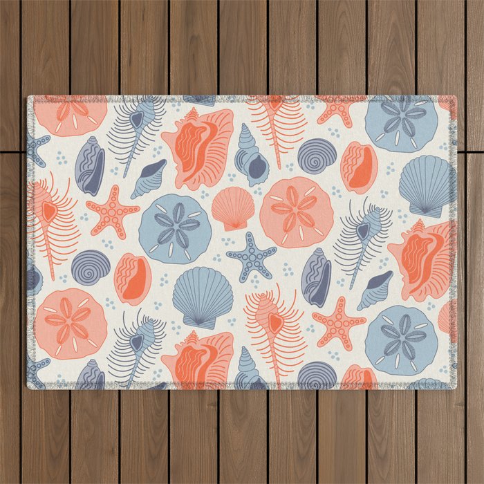 She Sells Seashells Outdoor Rug Gallery Image 1