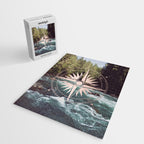 Rose Gold River Compass Jigsaw Puzzle Gallery Image 2