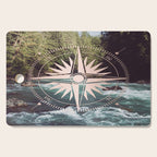 Rose Gold River Compass Cutting Board Gallery Image 1