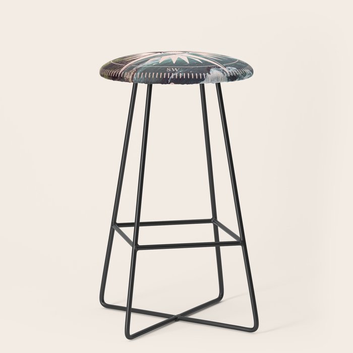 Rose Gold River Compass Stool Gallery Image 1