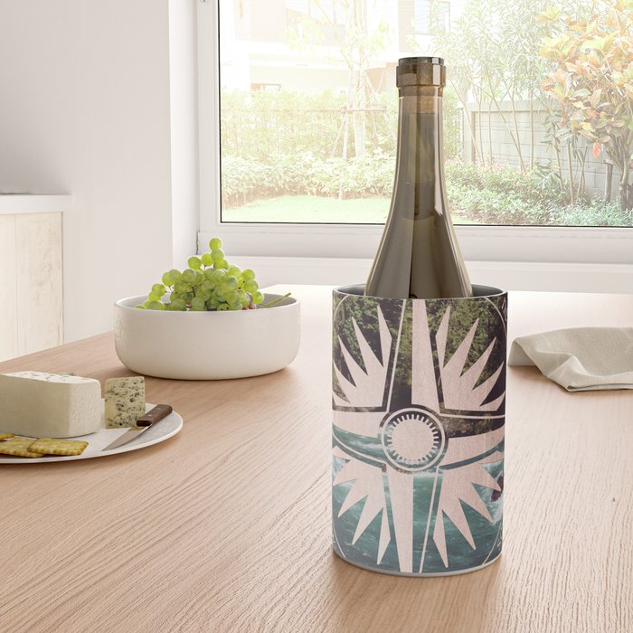 Rose Gold River Compass Wine Chiller Gallery Image 4