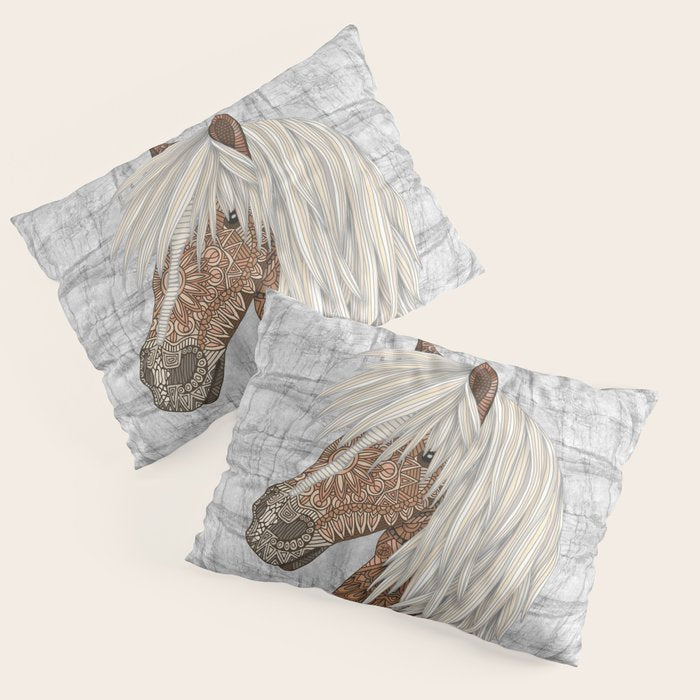 Haflinger Horse Pillow Sham Gallery Image 1