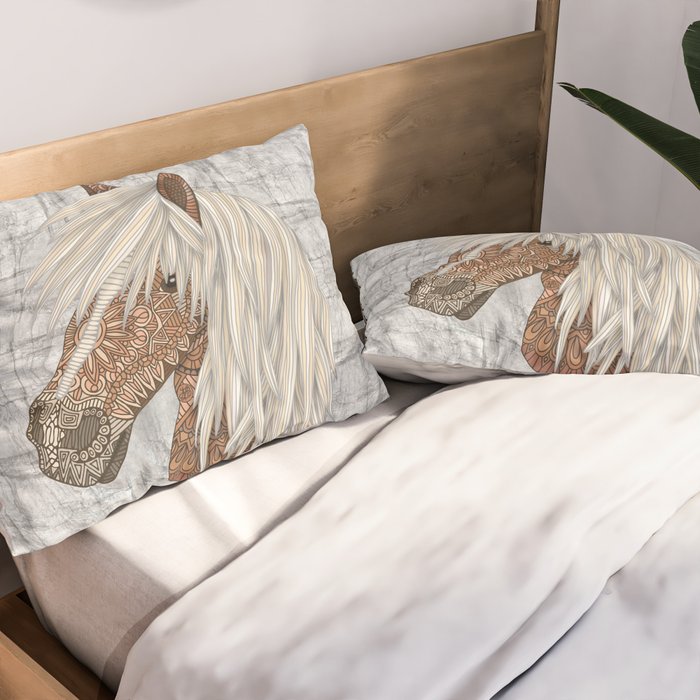 Haflinger Horse Pillow Sham Gallery Image 2