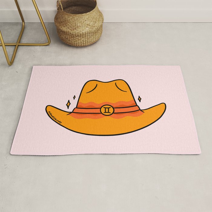 Gemini Cowboy Hat Rug Gallery Image 1