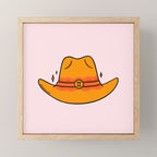 Gemini Cowboy Hat Mini Art Print Gallery Image 1