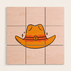Gemini Cowboy Hat Wood Wall Art Gallery Image 1
