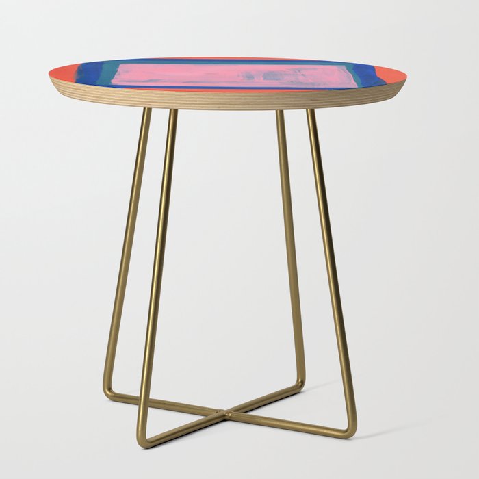 Ocean Pink Colourfield  Side Table Gallery Image 1