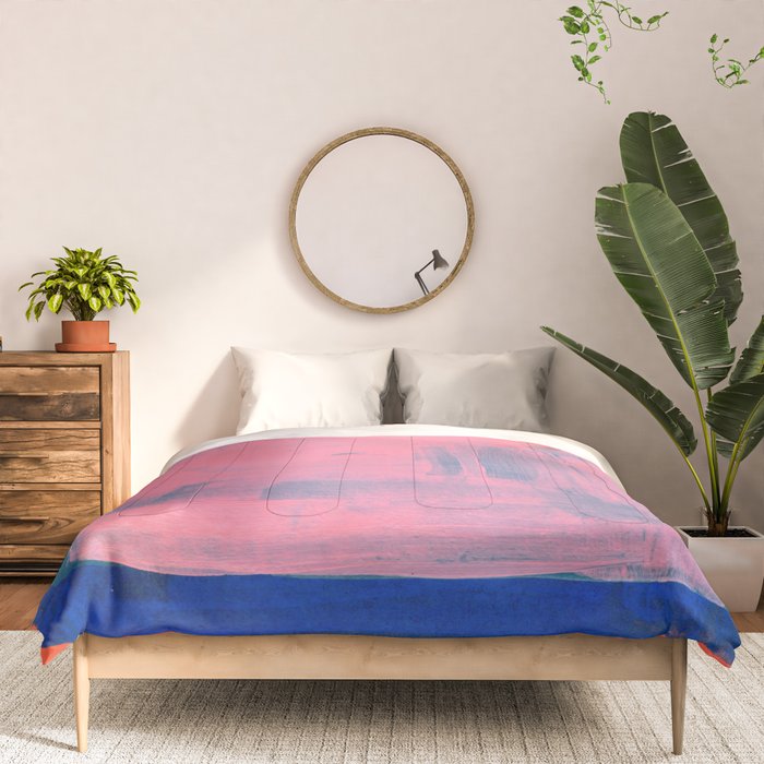 Ocean Pink Colourfield  Comforter Gallery Image 3