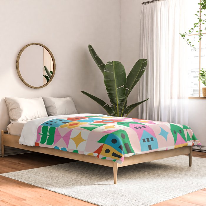 Happy Town Checks Comforter Gallery Image 2