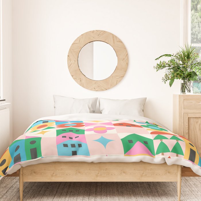 Happy Town Checks Duvet Cover Gallery Image 3