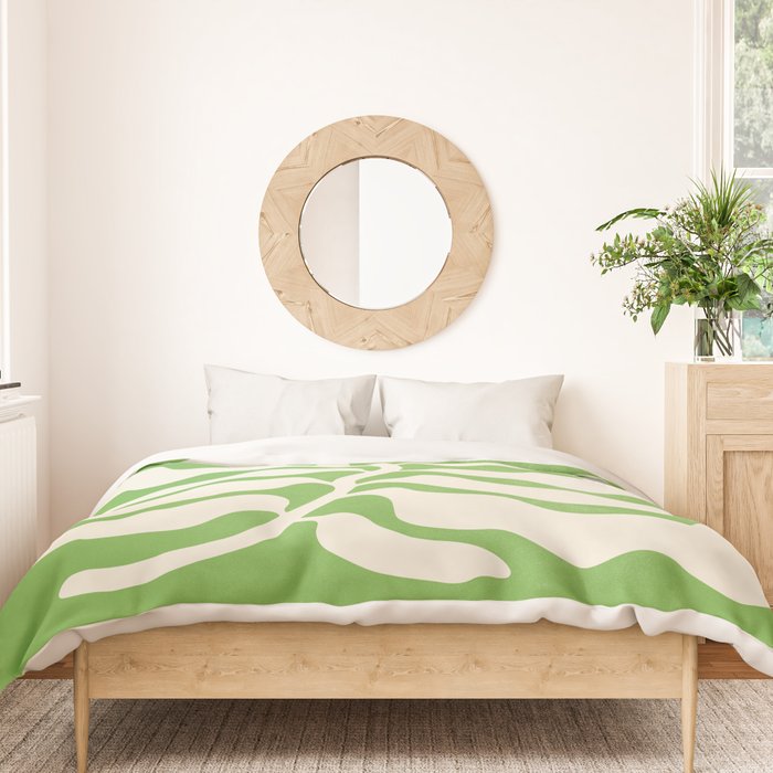 Wild Ferns: Forest Green Edition Duvet Cover Gallery Image 3