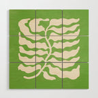 Wild Ferns: Forest Green Edition Wood Wall Art Gallery Image 1