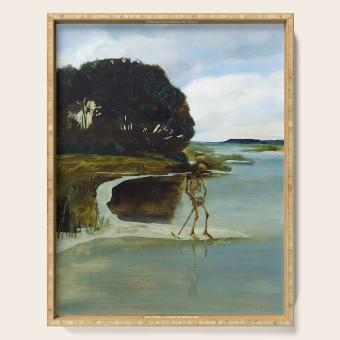 Death Peeing - Max Klinger Serving Tray Gallery Image 1