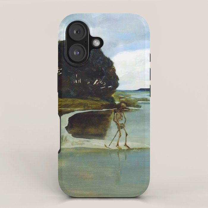 Death Peeing - Max Klinger iPhone Case Gallery Image 1