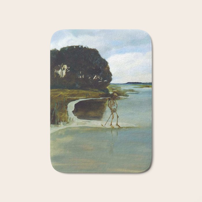 Death Peeing - Max Klinger Bath Mat Gallery Image 1