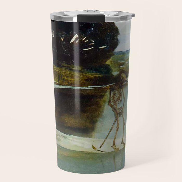 Death Peeing - Max Klinger Travel Mug Gallery Image 1
