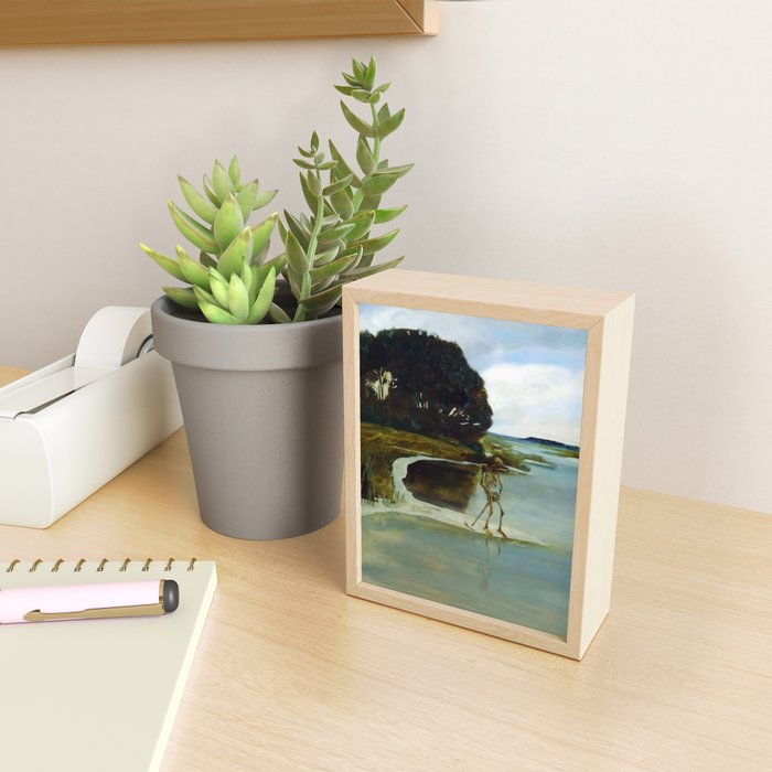 Death Peeing - Max Klinger Mini Art Print Gallery Image 2