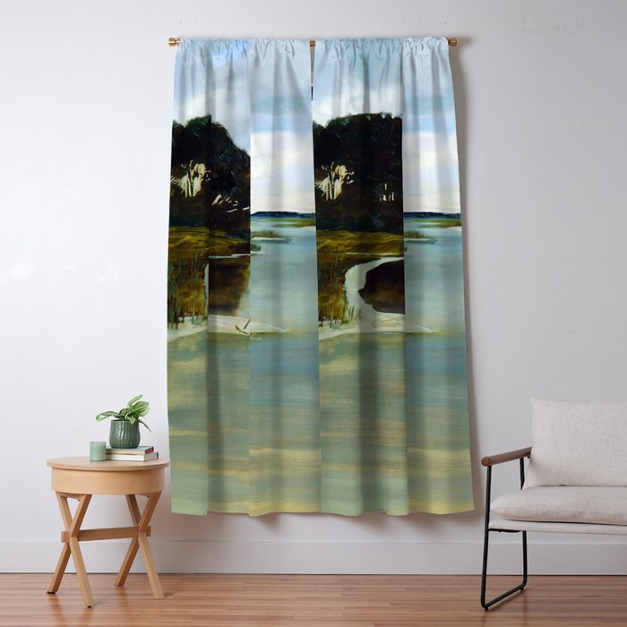 Death Peeing - Max Klinger Window Curtain Gallery Image 1