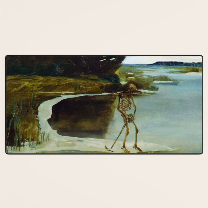 Death Peeing - Max Klinger Desk Mat Gallery Image 3