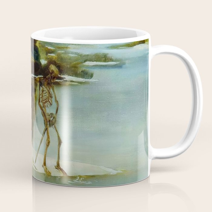 Death Peeing - Max Klinger Coffee Mug Gallery Image 1