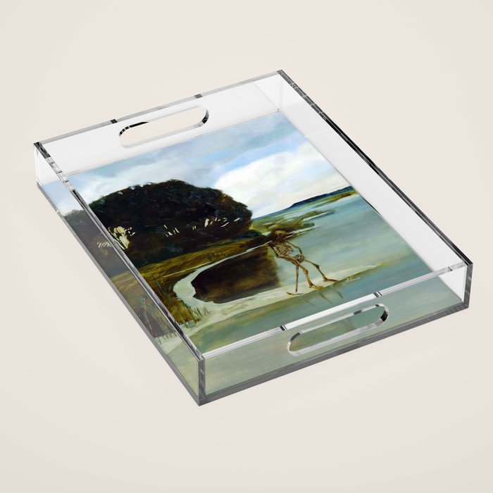 Death Peeing - Max Klinger Acrylic Tray Gallery Image 1