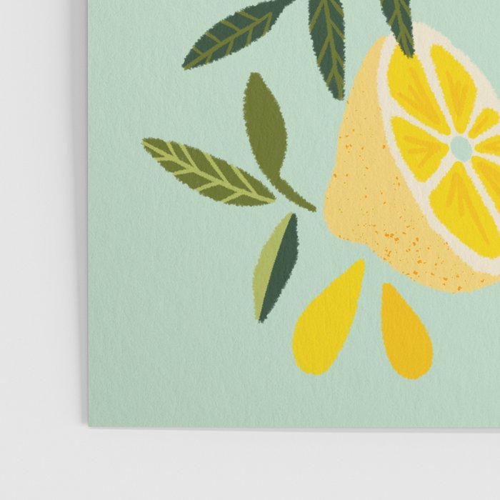 Lemon Blooms - Mint Poster Gallery Image 3