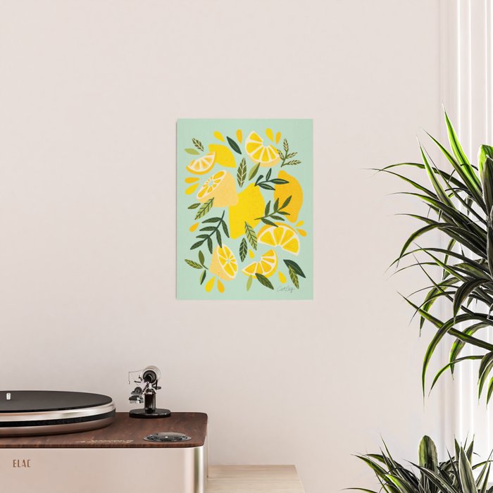 Lemon Blooms - Mint Poster Gallery Image 2