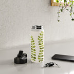 Eucalyptus Sprouts - Cute Plant Illustration Water Bottle Gallery Image 4
