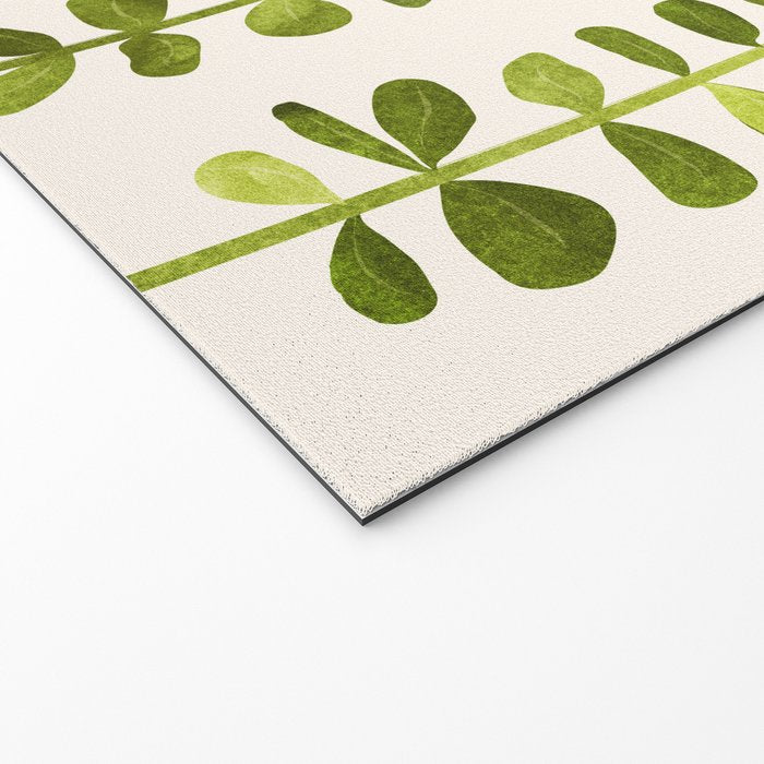 Eucalyptus Sprouts - Cute Plant Illustration Welcome Mat Gallery Image 2