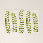 Eucalyptus Sprouts - Cute Plant Illustration Welcome Mat Gallery Image 1