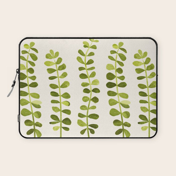 Eucalyptus Sprouts - Cute Plant Illustration Laptop Sleeve Gallery Image 1
