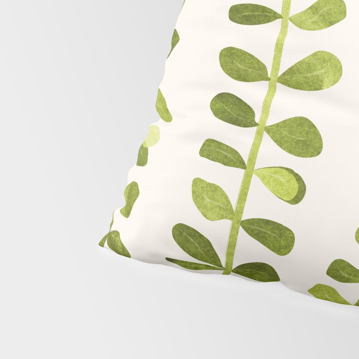 Eucalyptus Sprouts - Cute Plant Illustration Pillow Sham Gallery Image 4
