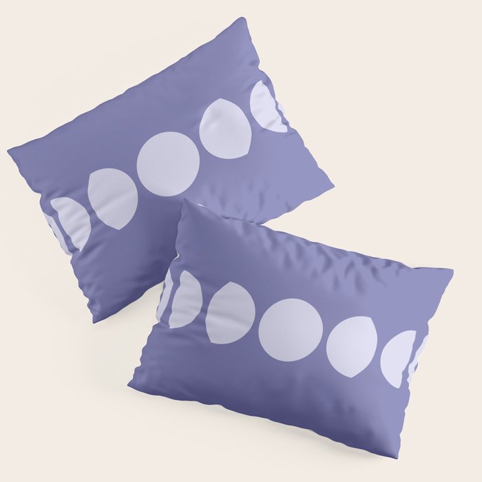 Minimal Moon Phases XII Pillow Sham Gallery Image 1